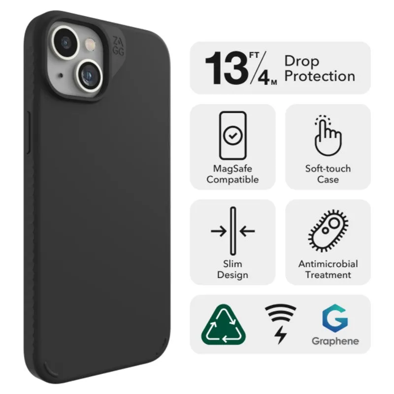 Zagg Manhattan Snap Case - Black | 702312676